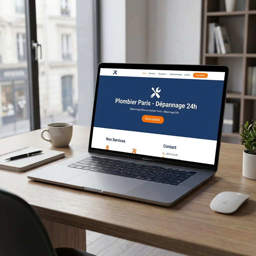 Site plombier Paris