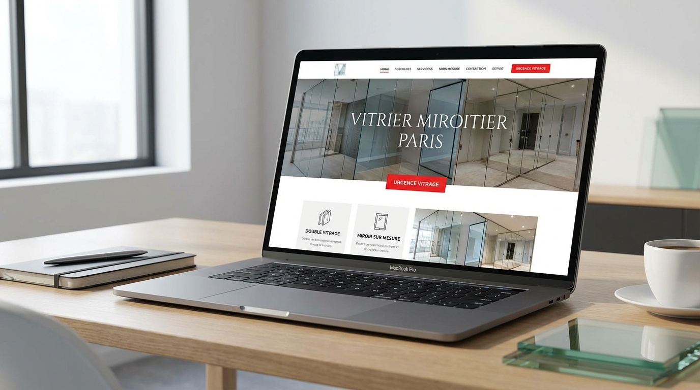Site vitrier miroitier Paris